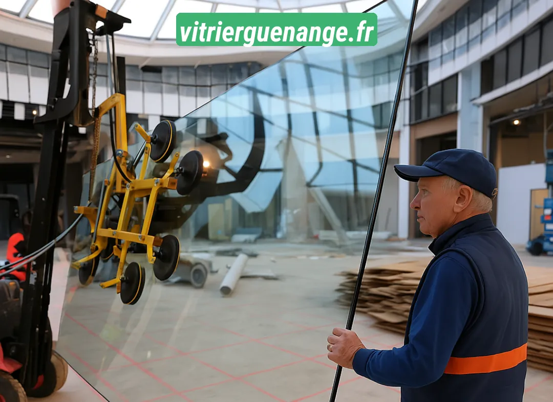 Remplacement de vitrine magasin Guénange